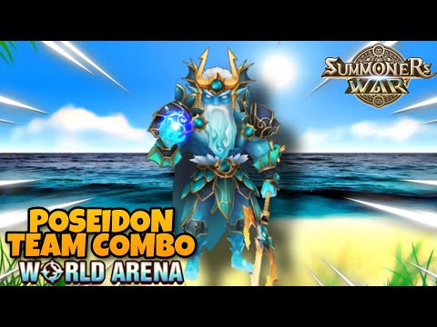 Poseidon Team Combo in World Arena Ep. 4 - Summoners War