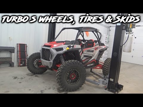 Rzr Turbo S KMC Grenade Wheels, Super ATV Warrior XT 32" Stickies & Trail Armor Skid Plate