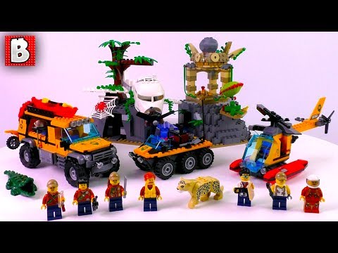 Massive LEGO Jungle Exploration Site! Set 60161 | Unbox Build Time Lapse Review
