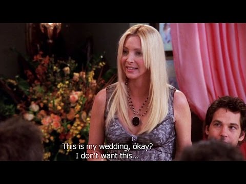 FRIENDS [HD] - Phoebe's Wedding Rehearsal