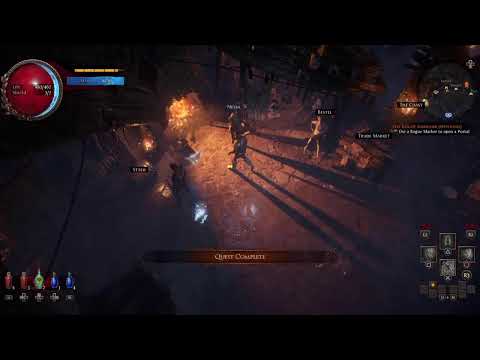 (marauder) path of exile hardcore; act 2