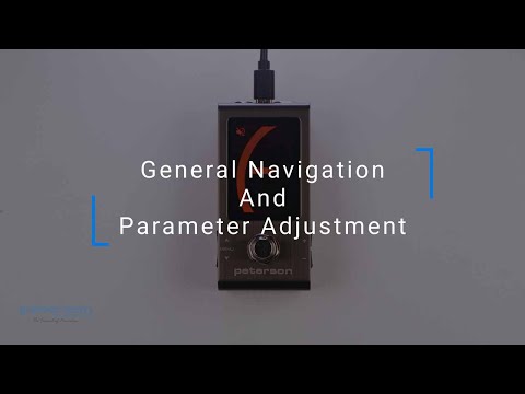 StroboStomp Mini Instruction Manual | Tune Screen | Part 1 | General Navigation