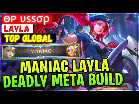 Maniac Layla Deadly Meta Build [ Top Global Layla ] ꮎꮲ υѕѕσρ - Mobile Legends Gameplay Emblem Build