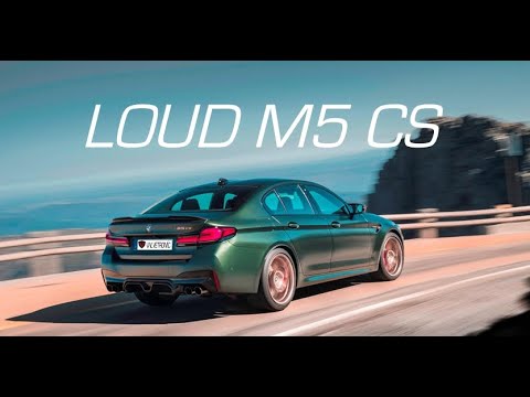 BMW M5 CS with Valvetronic Designs Exhaust