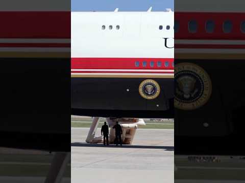 Air Force One emergency slide accidentally deployed