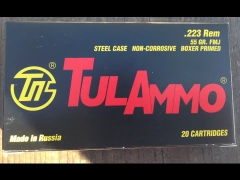 .223 Remington, TulAmmo 55gr FMJ, Velocity Test, 16" Barrel