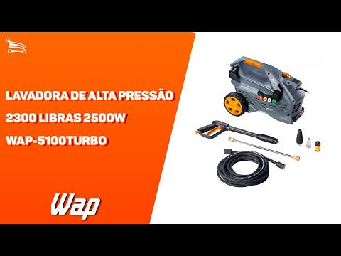 Lavadora de Alta Pressão 2300 Libras 2500W   - Video
