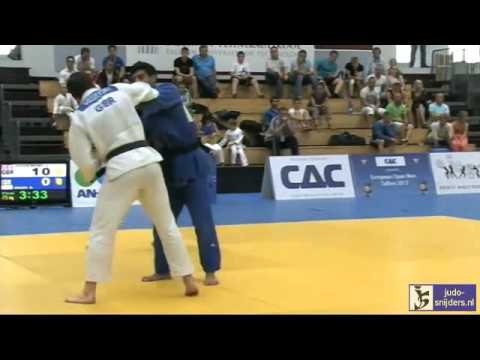Judo 2013 European Open Men Tallinn: Gosiewski (GBR) - Muki (ISR) [-73kg] final