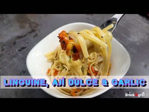 3 Ingredients Recipe to spice up your dinner: Linguine, Ají Dulce & Garlic |