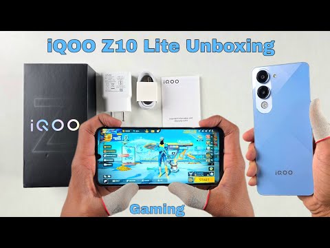Thumbnail for iQOO z10 lite 5G unboxing and gaming test , 6000 mAh battery
