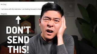 How to Follow Up After an Interview & Get a Job After Getting Rejected