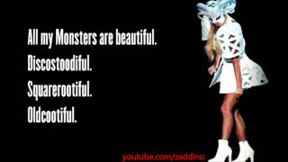 Lady Gaga - Little Monsters (Lyrics on Screen)