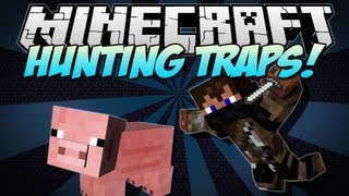 Minecraft | HUNTING TRAPS! (Trap Animals and Your Friends!) | Mod Showcase [1.5.2]