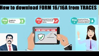 How to Download Form 16/16A from TRACES | How to Digitally Sign Form 16/16A PDF | SVJ Academy
