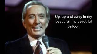 Up, Up and Away   ANDY WILLIAMS (with lyrics)