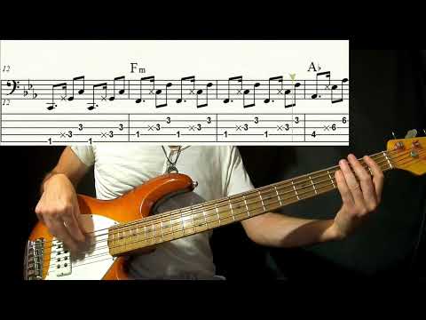 Mon Amour - Annalisa (play along bass tabs, notation & chords)