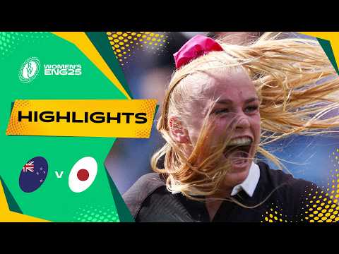 Black Ferns run riot as record tumbles 💪 | New Zealand v Japan | Rugby World Cup 2025 | Highlights