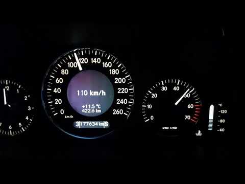 Mercedes E500 W211 Acceleration 60-250 Km/h