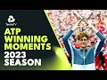 Every Championship Point & Trophy Lift From 2023 ATP Season! ?