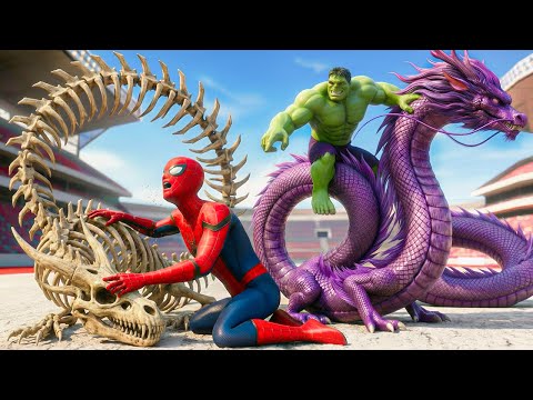🐉🕷️ SPIDERMAN Wins The Magic Legendary Dragon Racing Championship – Epic Racing Challenge