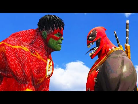 FLASH - HULK VS VENOMPOOL - EPIC BATTLE