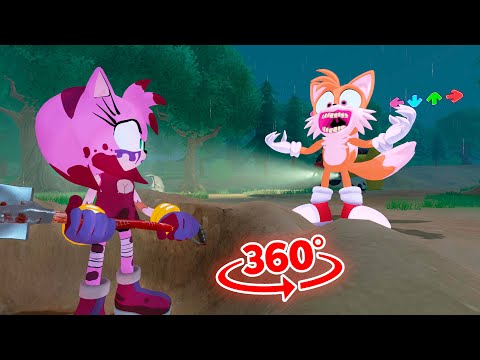 Amy Vs Tails 360° FNF 3D Animated VR.