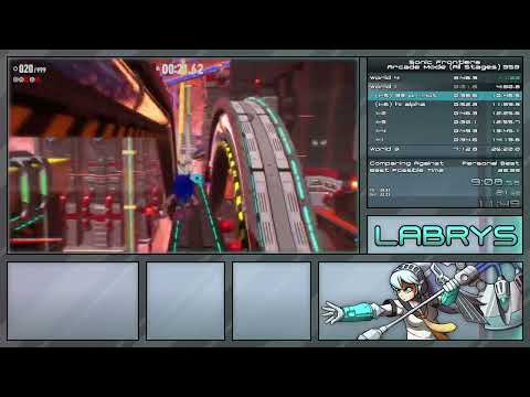 Sonic Frontiers - Arcade Mode Speedrun in 25:05.82 IGT