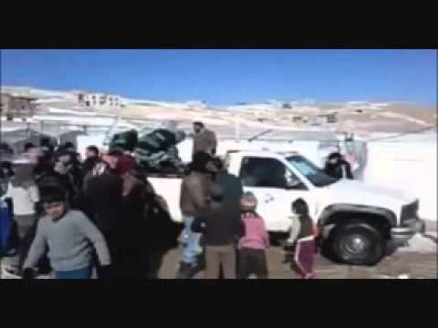 جانب من العمل الاغاثي لحركة تحرير حمص