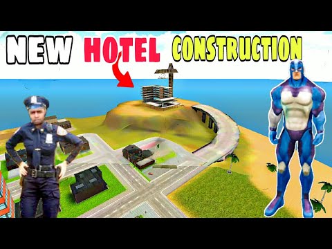 New hotel construction in rope hero vice town || rope hero vice town game || rope hero || #gta