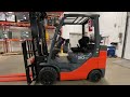 Toyota Forklift Internal Combustion Cushion Tire Walk Around Video