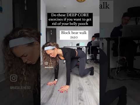 Get rid of belly pooch with DEEP CORE EXERCISES