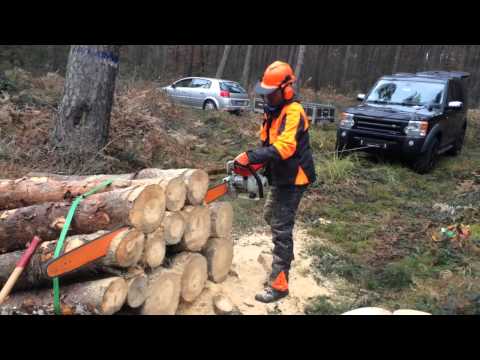 Sägen mit einer Legende - Stihl 090 Vintage Chainsaw Oldschool Germany