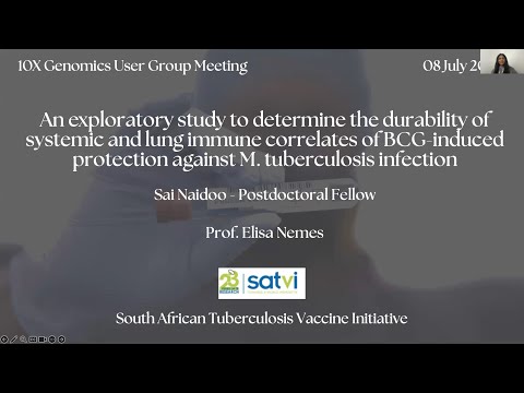 An exploratory study of BCG-induced protection against M. tuberculosis infection — Saiyukthi Naidoo