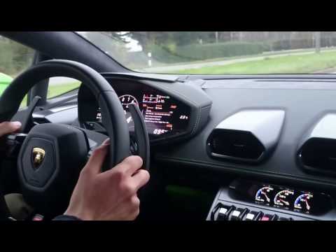 Lamborghini Huracán 0-180kph in 8sec