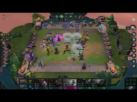 Akali 1v9 in TFT Double Rabadon's and Luden's echo