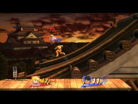 SSB4 Peach vs Ryu