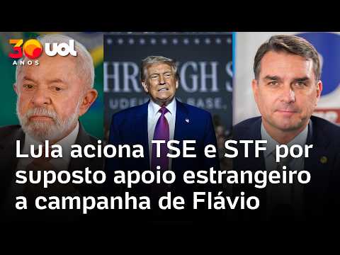 Lula aciona TSE e STF por suposto apoio estrangeiro a campanha de Flávio