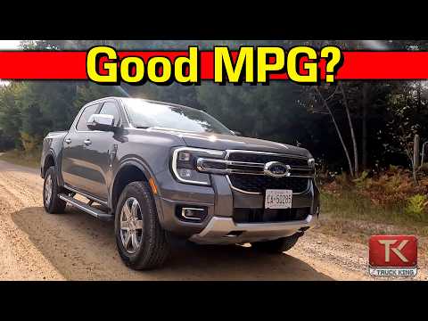 Is the Ford Ranger Better with 2.7L EcoBoost V6? 2024 Ford Ranger Lariat V6 First Drive + MPG Test