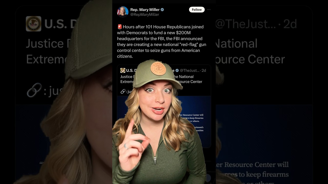 DOJ Announces Federal RED FLAG Center?!? #2ndamendment #guncontrol #shortsvideo #shortsfeed #shorts