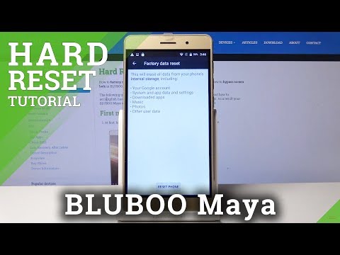How to Factory Reset BLUBOO Maya – Wipe Data / Erase Storage
