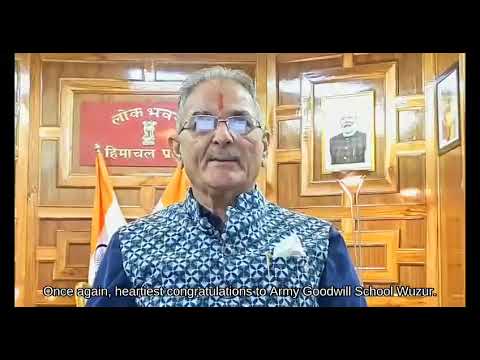 Best Wishes from Honorable Governor Himachal Pradesh, Shri Kavinder Gupta for being shortlisted in top 10 World’s Best School Prizes 2026, in the category of Innovation by T4 Education.