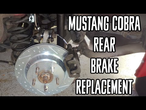 Mustang COBRA Rear Brake Replacement
