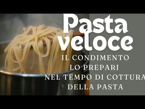Ricetta Pasta e condimento Veloce ,devi provarla