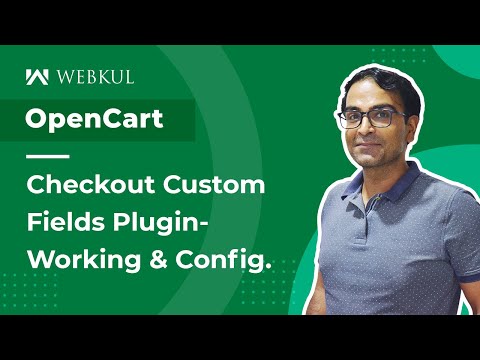 OpenCart Checkout Custom Fields Plugin - Working & Config.