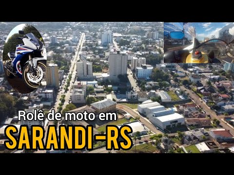 ROLÊ EM SARANDI - RS *MotoVlog de moto* CONHECENDO CIDADES 🏍️