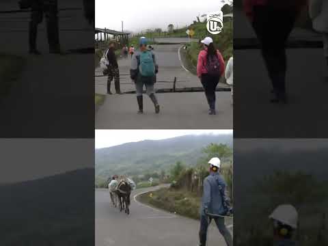 Emergencia en la Troncal del Carare deja incomunicado el sur de Santander