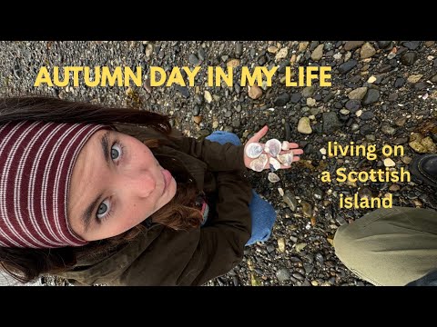 embracing autumn living on a scottish island vlog.