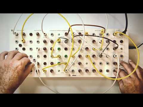 Serge Modular: Playing the HELIOS Paperface Voice Panel