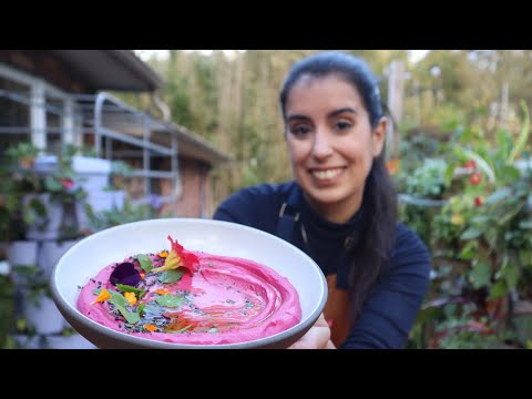 Roasted Beet Hummus | GreenStalk Recipe