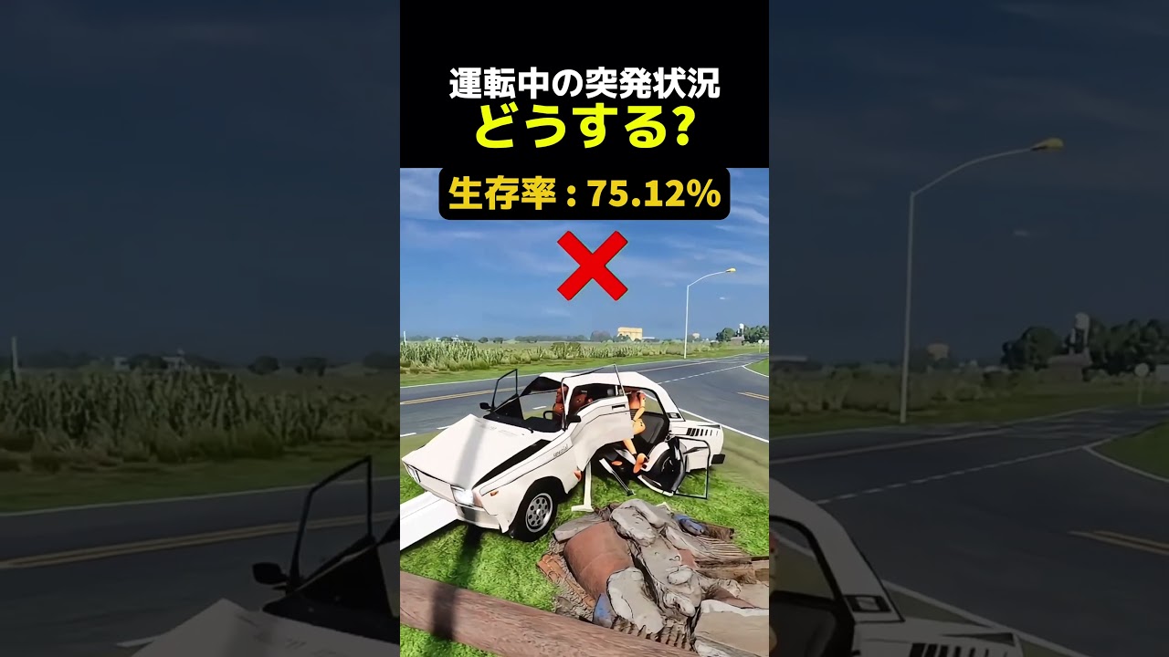 運転中の突発状況どうする